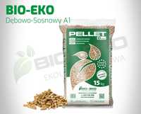 Pellet Pelet Dębowo- Sosnowy Sosnowy Bio-Eko 6mm drzewny pakowany 15kg