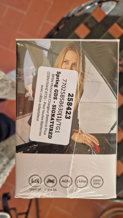 Carregador bateria moto (Novo)