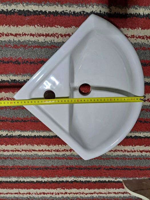 Раковина кутова нова