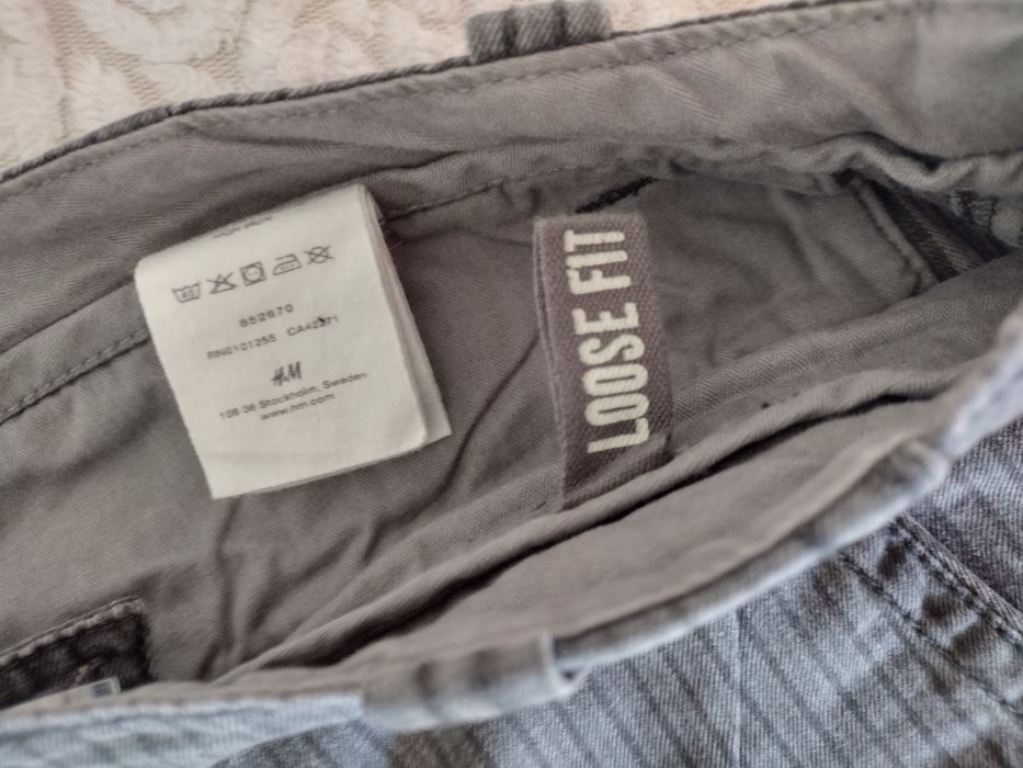 Spodnie dżinsowe męskie eleganckie wyjściowe 34/36 H&M