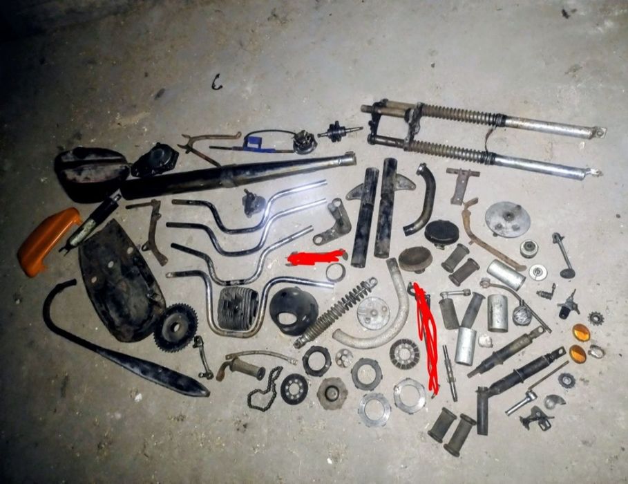 Nóżka motorynka Części pakiet WSK 125 Romet shl wfm