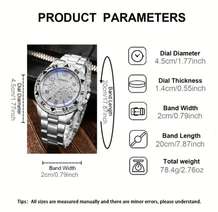 Przepiękny zegarek z kompletem biżuterii!