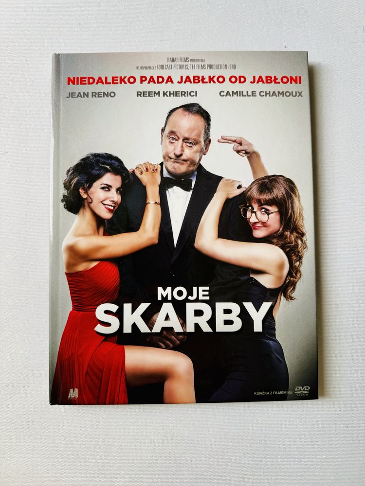 Film DVD „Moje Skarby” Jean Reno książka z filmem