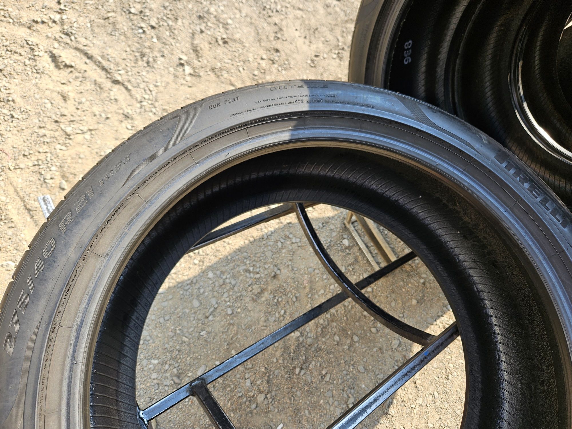 Шины БУ 315 35 / 275 40 R 21 Pirelli p zero pz4* runflat лето комплект