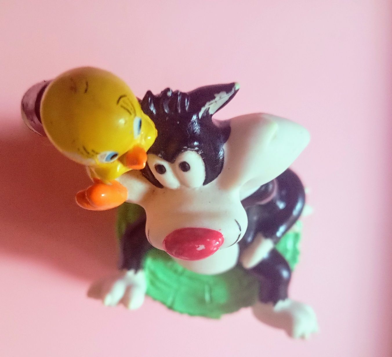 Piu Piu e Silvestre da Warner 1998 9,5cm.