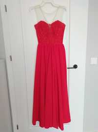 Sukienka czerwona 36 wesele studniówka