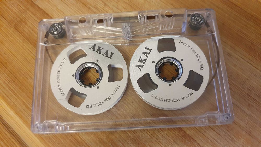 Kaseta Szpulki SREBRNA reel to reel