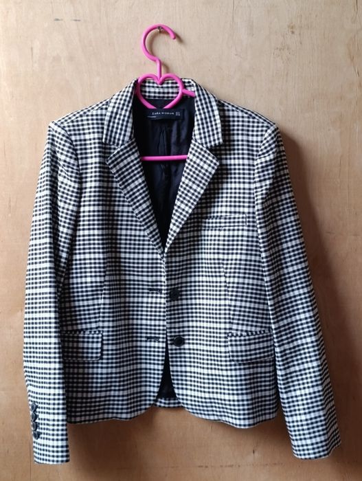 Жіночий піджак від Zara Woman в гусячу лапку