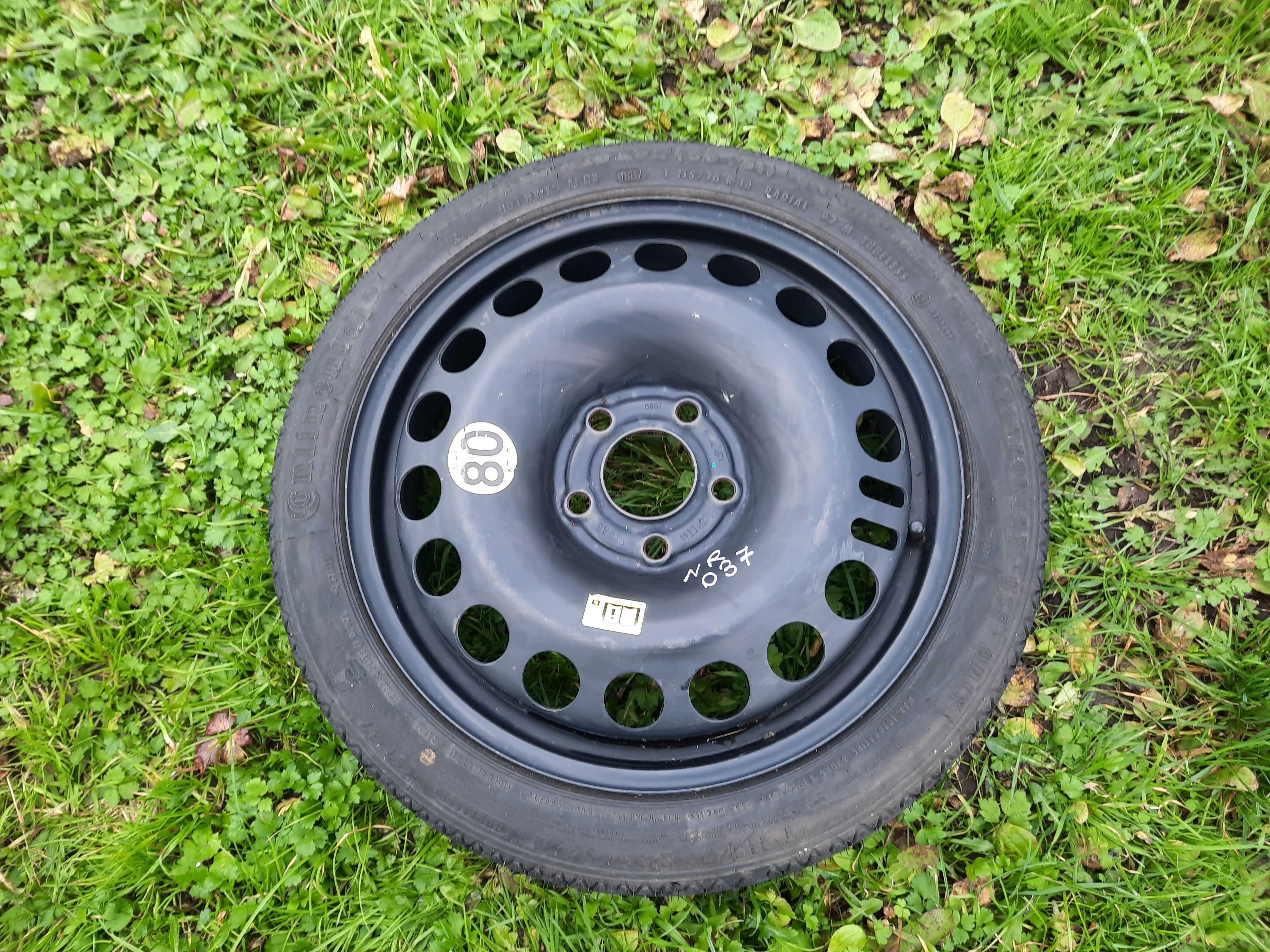 Koło dojazdowe zapasowe opel saab 115/70/16 r16