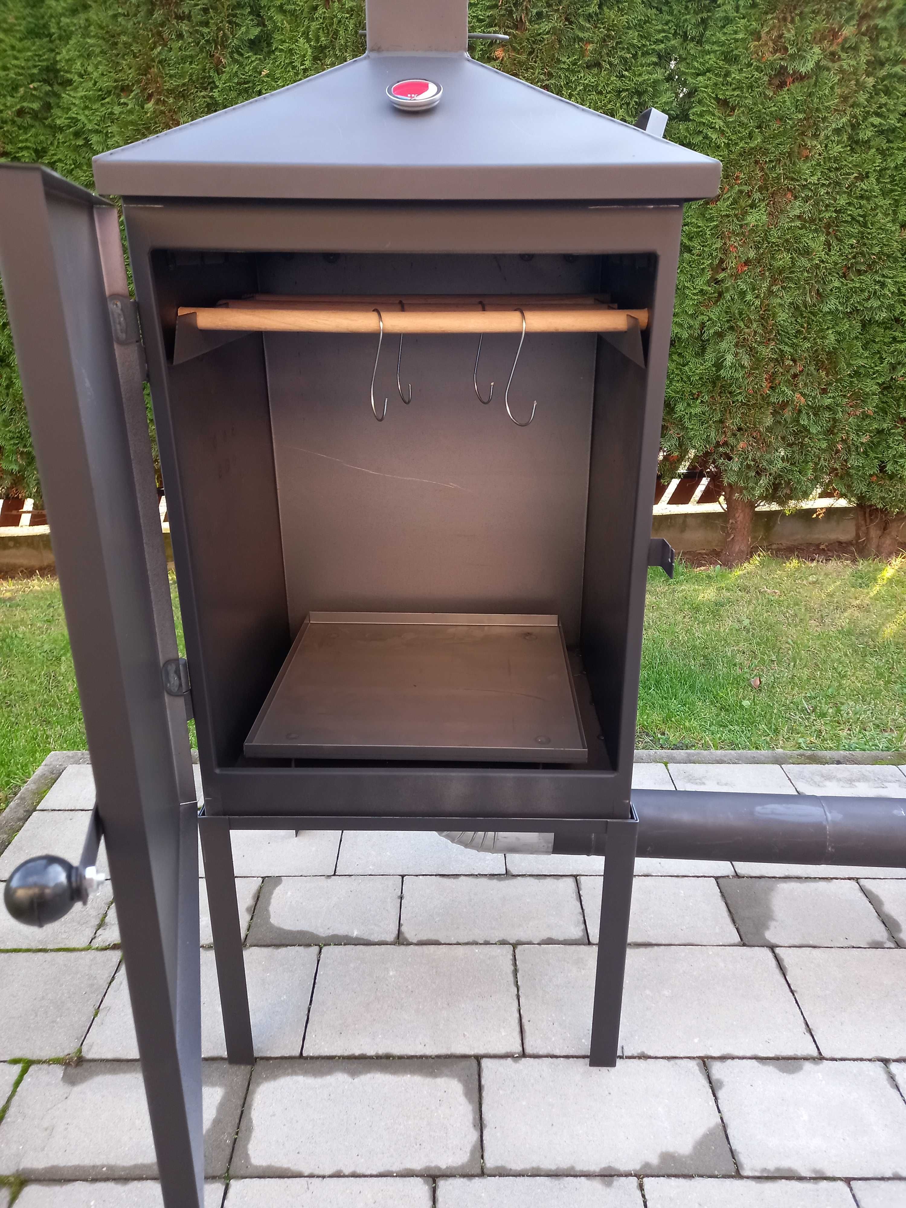 Wędzarnia metalowa XXL - Nowość - Piecyk ,rury - Komplet