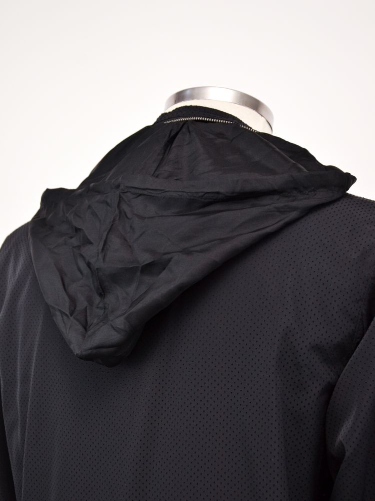YMC  Куртка з перфорованого нейлону. Мужская черная весенняя куртка
