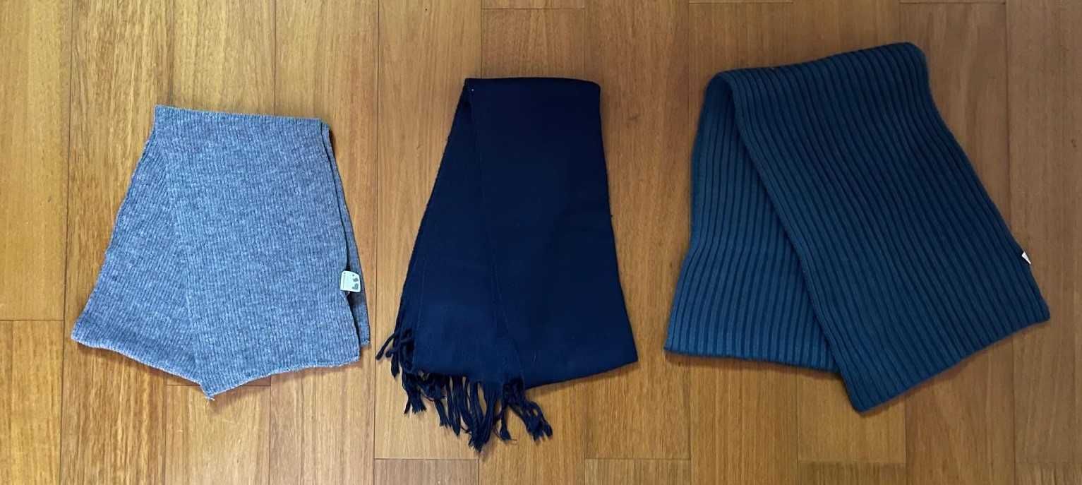 Conjunto 3 cachecóis