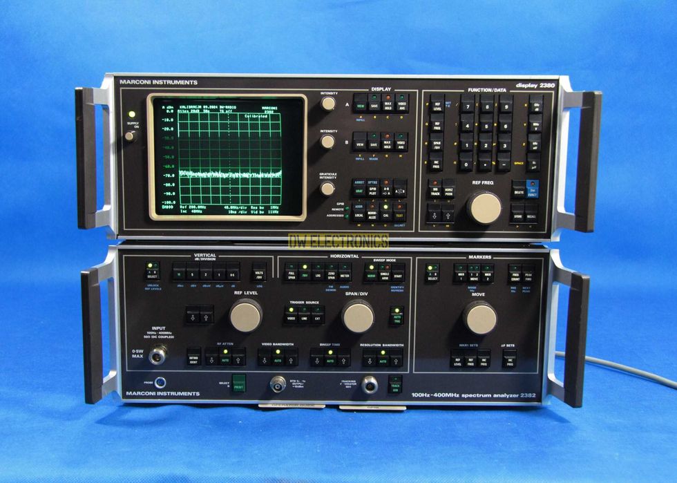 Analizator Widma Track Generator 400MHz Marconi 2382