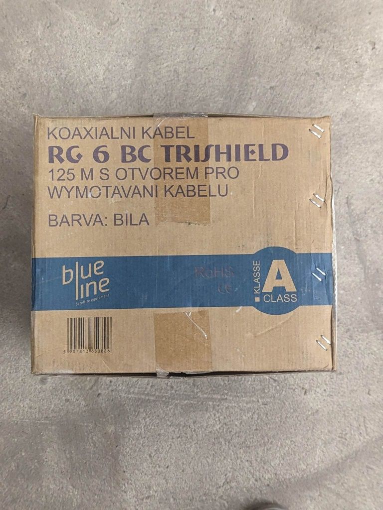 Kabel antenowych RG6 trishield twin