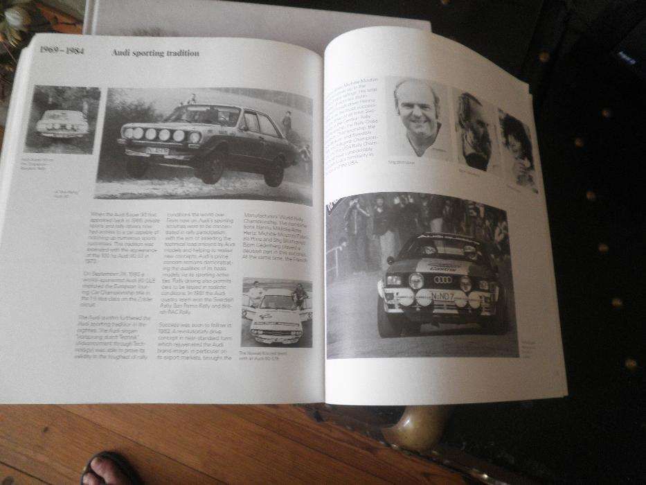 AUDI-Edição limitada--Livro sobre história da AUDI