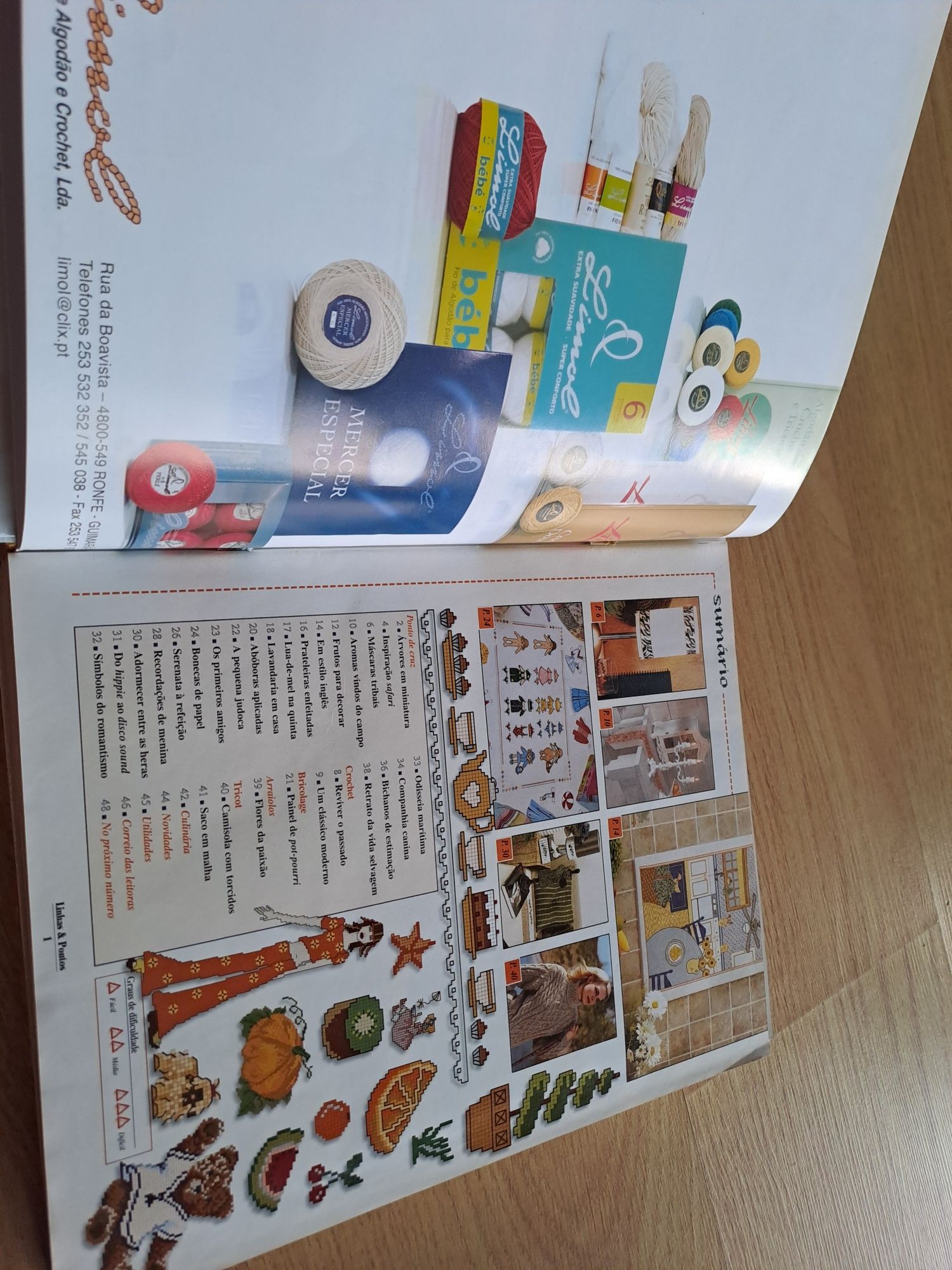 Livro capa dura ponto cruz