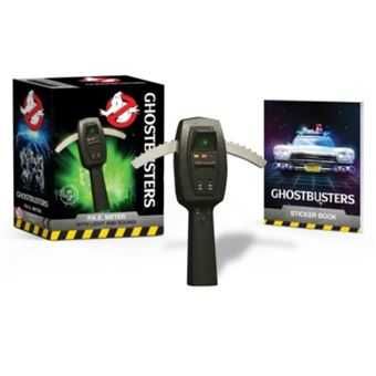 Ghostbusters pke meter + livrete - com luz e som - Caça-Fantasmas NOVO