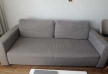 Sofa rozkładana szara