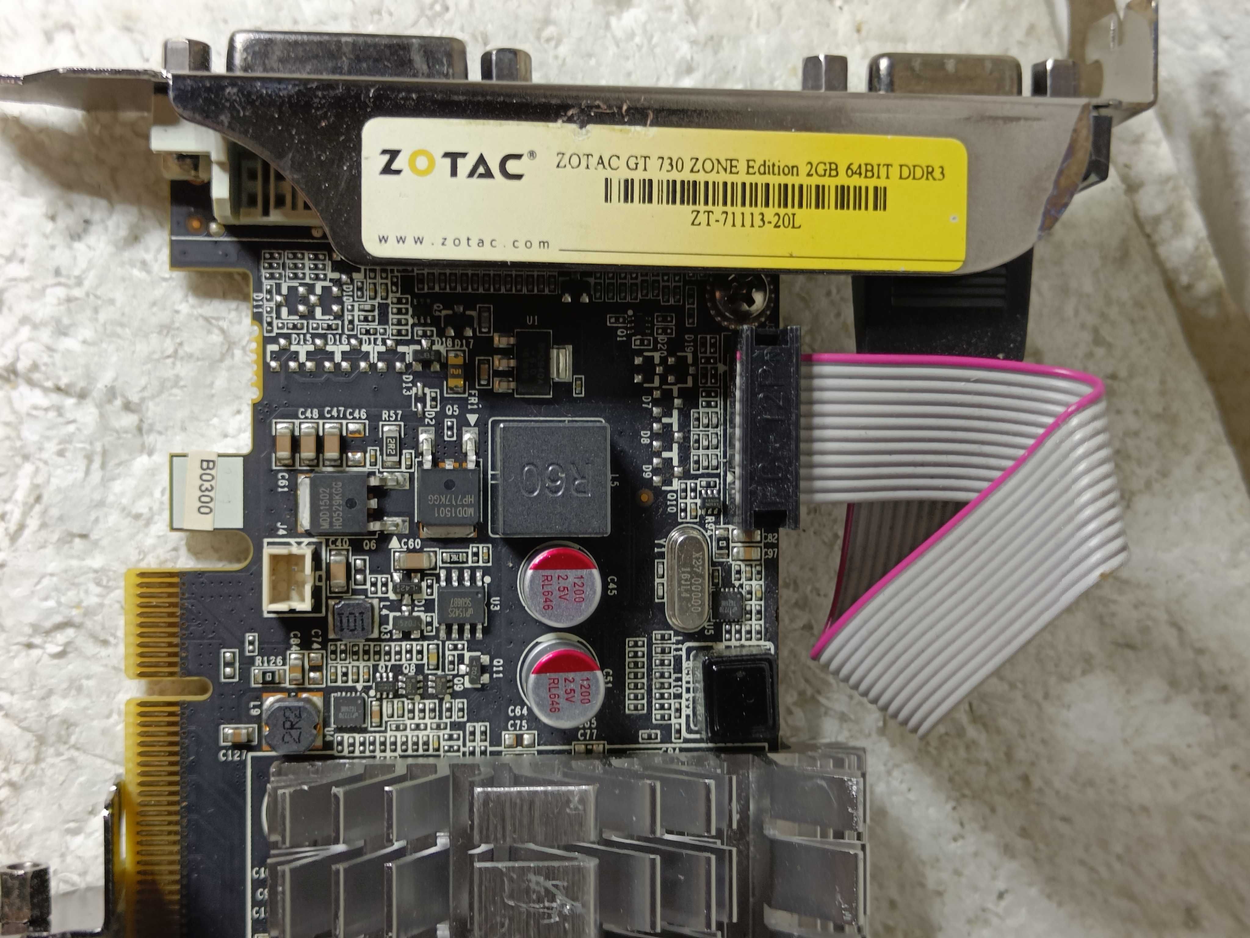 Відеокарта Nvidia GT730 GT710 2GB GDDR5 GDDR3 Gigabyte Zotac