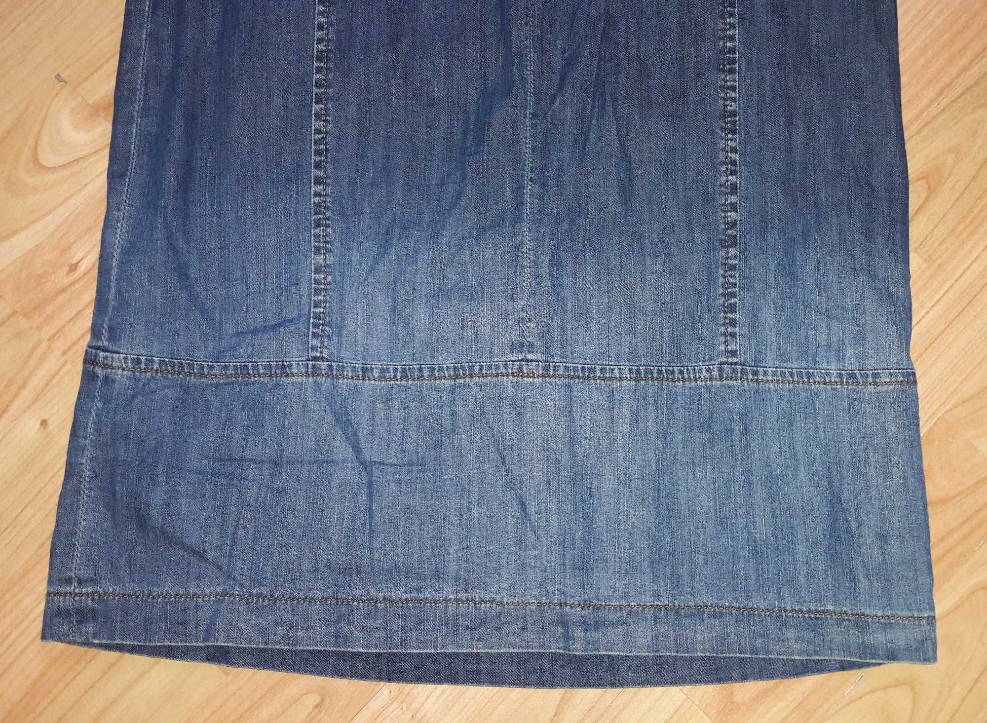 Jeansowa ołówkowa sukienka jeans Blueways M
