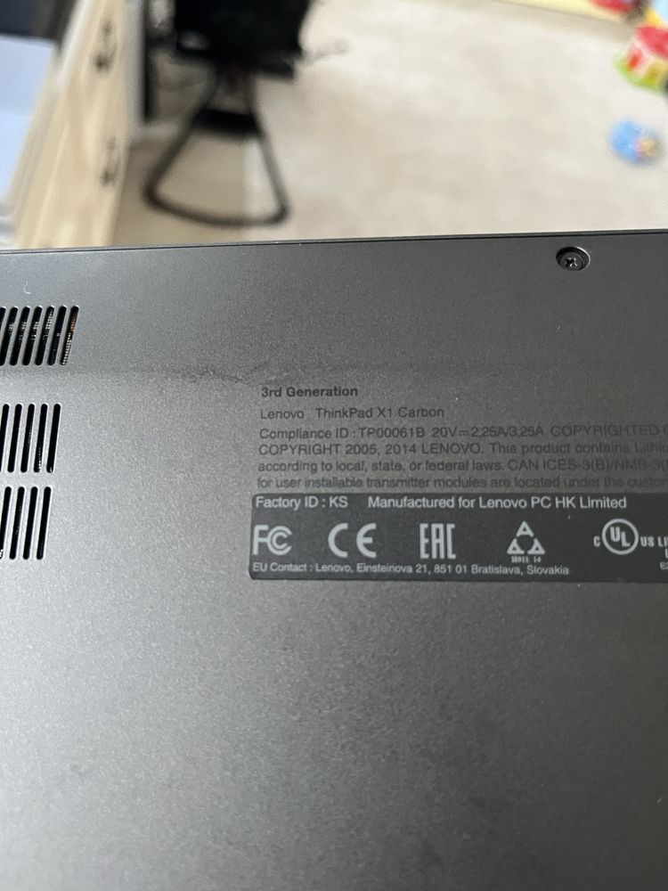 Lenovo thinkpad x1 carbon core i5 5200u 14inch fhd