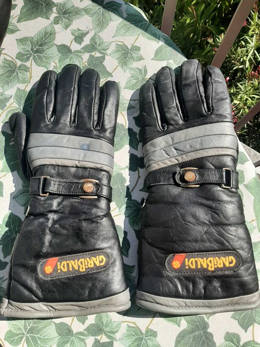 Luvas motard, pretas, de inverno