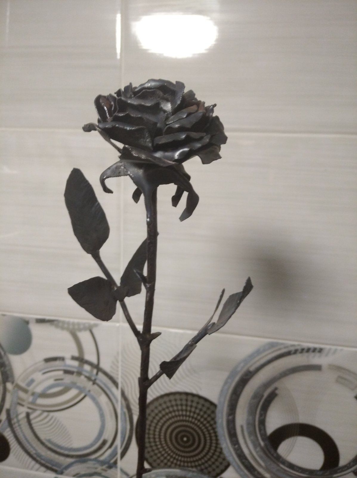 Железная роза, подарок, сувенир