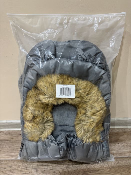 ŚPIWOREK z futerkiem do wózka/na sanki