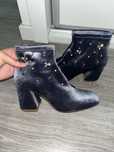 Botas de veludo com brilhantes
