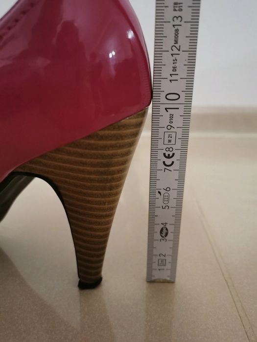 Czółenka, kolor fuksja