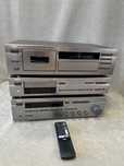 Zestaw stereo Yamaha RX-385 RDS, CD-X580, KX-580 w rewelacyjnym stanie