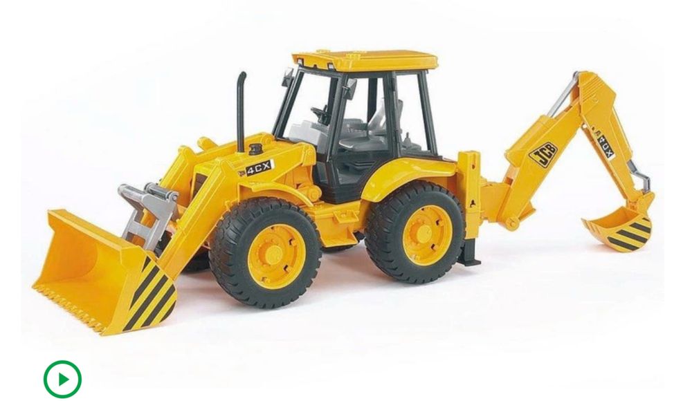 Игрушка погрузчик-экскаватор bruder