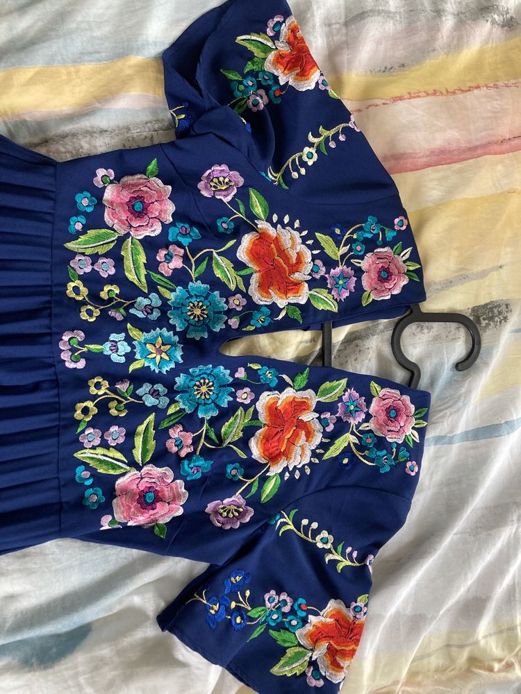 Piekna sukienka asos na wesele 36 s m boho chabrowa