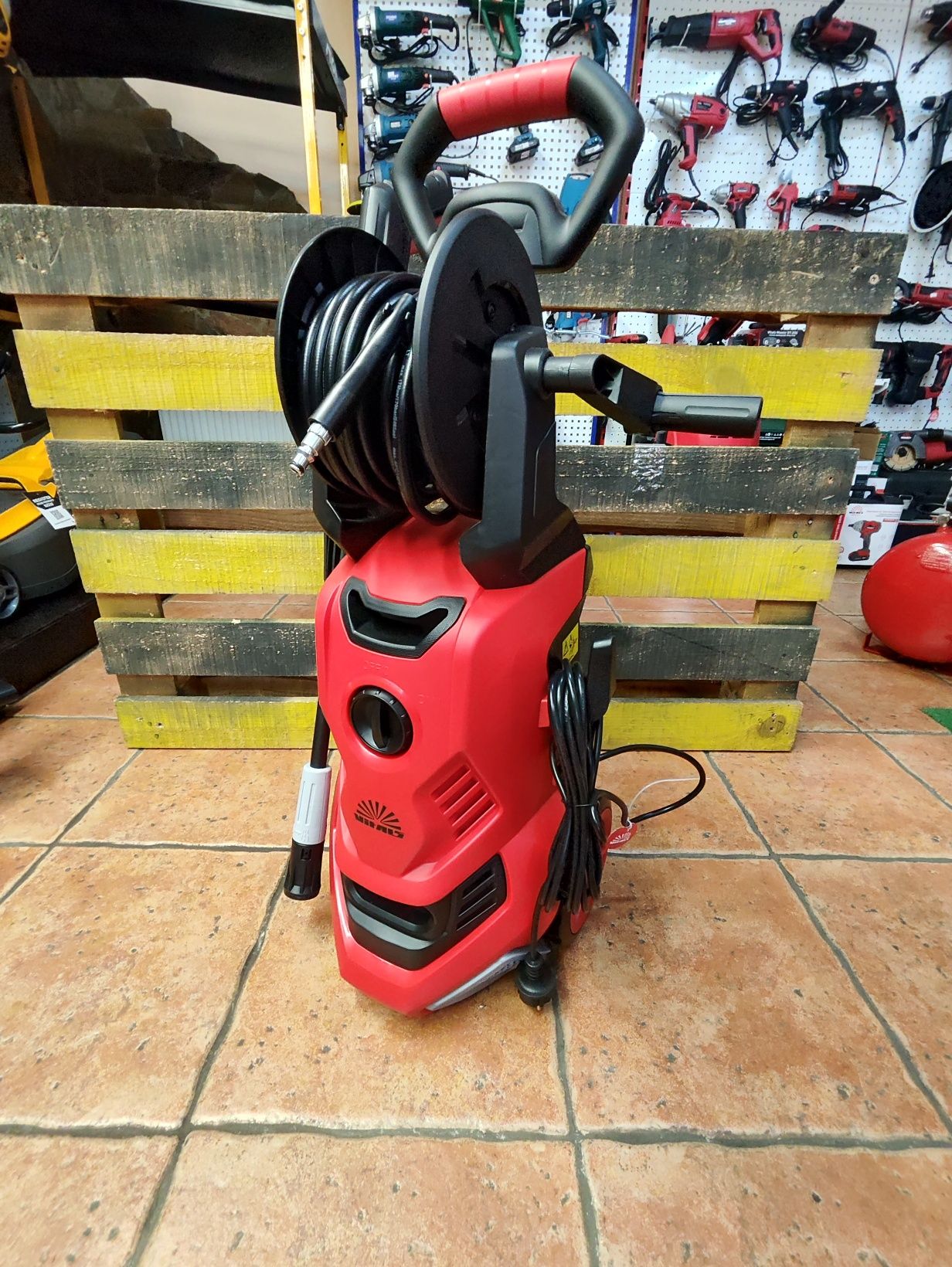Мойка высокого давления Vitals Am 7.0-140wr optimum/140бар/метал помпа