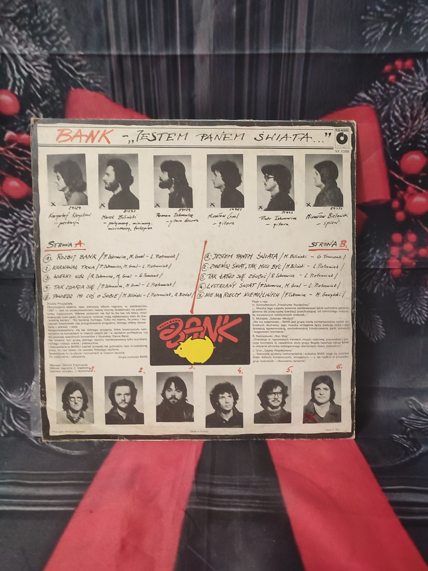 Płyta winylowa Bank Jestem panem świata 1981
