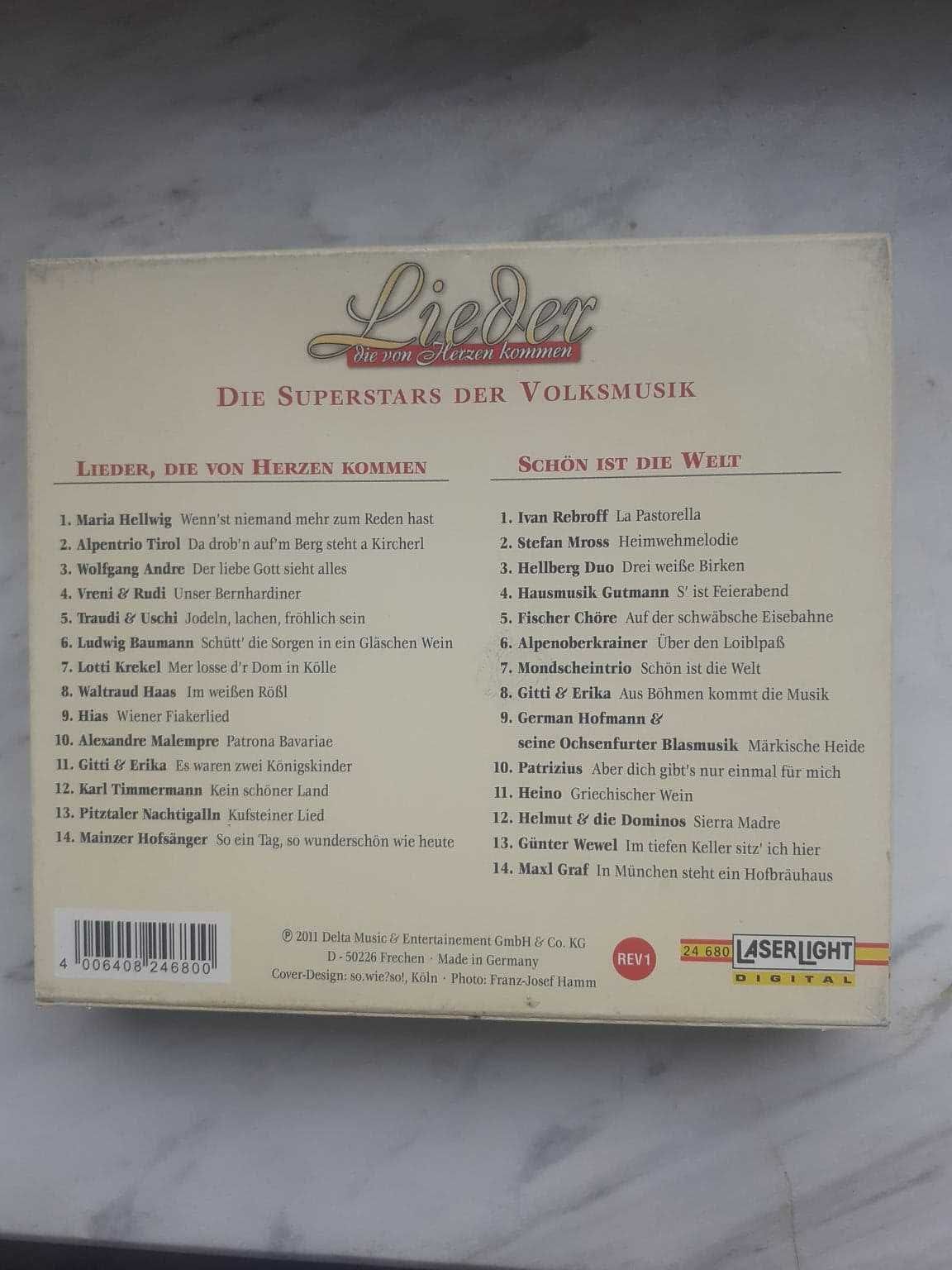 Die Superstars der Volksmusik "Lieder die von Herzen kommen" 2 CD box