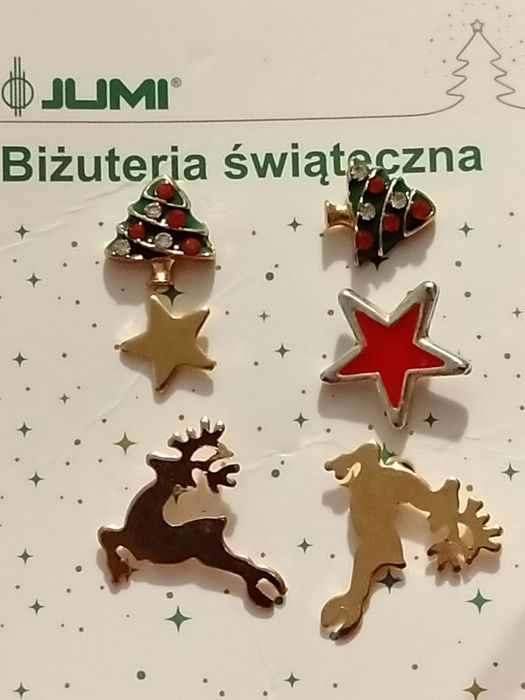 Świąteczne kolczyki