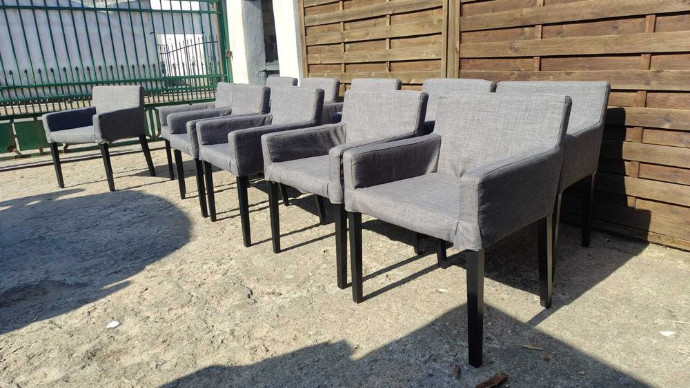 Krzesło IKEA Nils z podłokietnikami zdejmowane pokrowce Dostępne 10