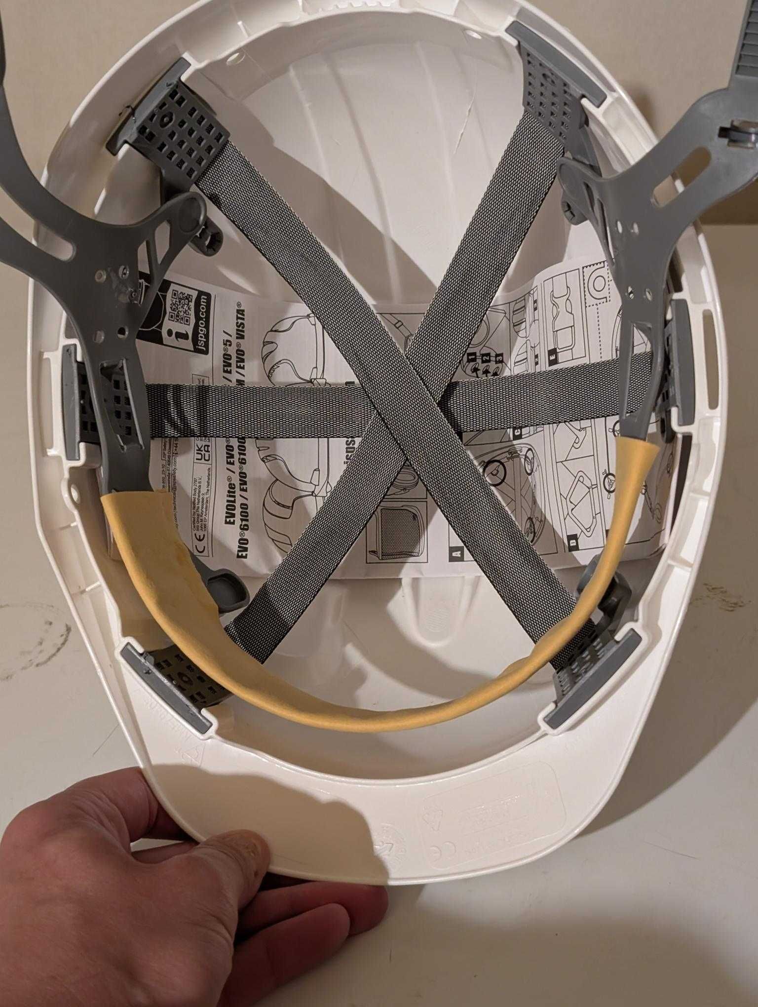 Kask ochronny hełm JSP EVO 3 biały - 2 sztuki