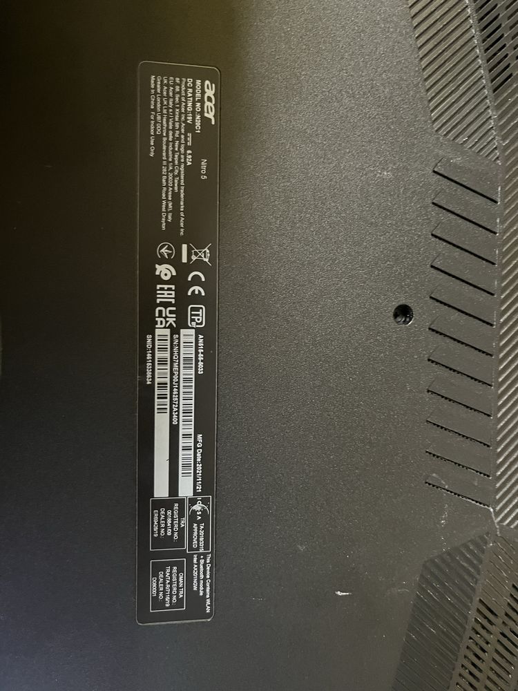 Laptop gamingowy Acer Nitro 5