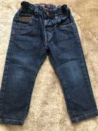 Spodnie jeansowe 9-12 m-cy rozm 80