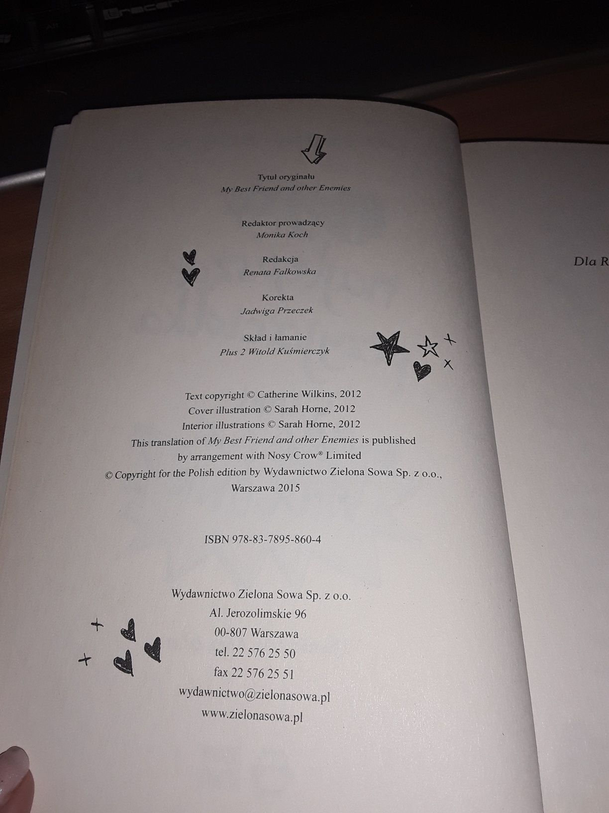 Moja najlepsza przyjaciółka i inni wrogowie Catherine wilkins