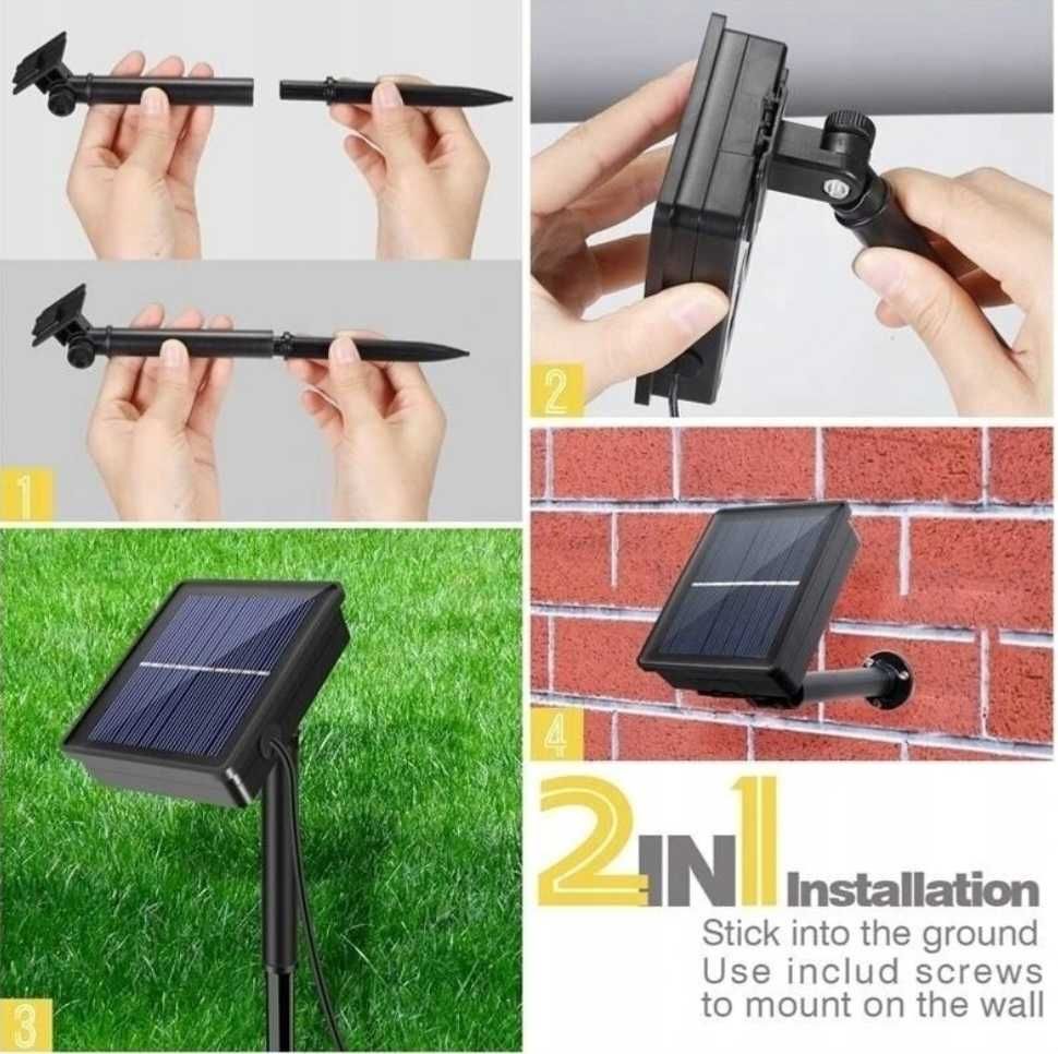 LIVARNO LUX Taśma LED SOLAR - 3 m,  90 diod, 3 kolory