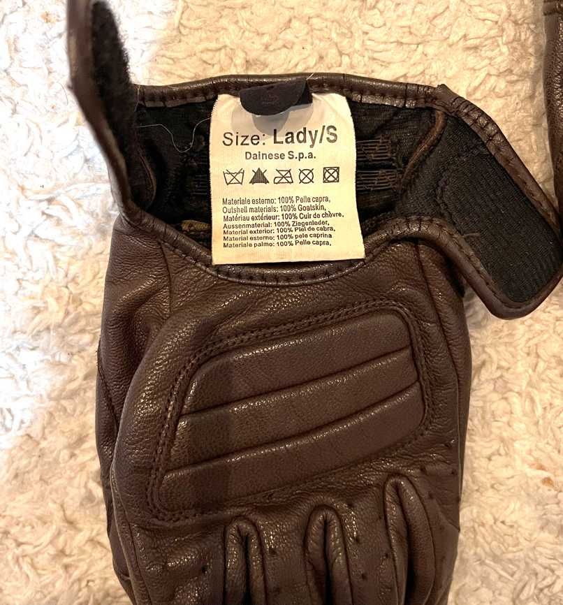 Luvas Dainese de mulher – Tamanho S – Pele de cabra