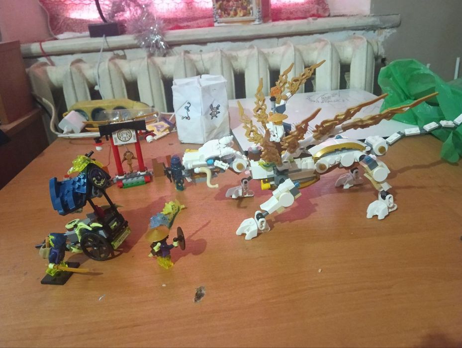 Лего набор дракон сенсея ву [70734]