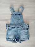 Ogrodniczki szorty jeansowe jeans 122 h&m hm