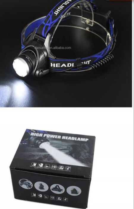 Фонарь налобный BL T24 - P50 2*18650