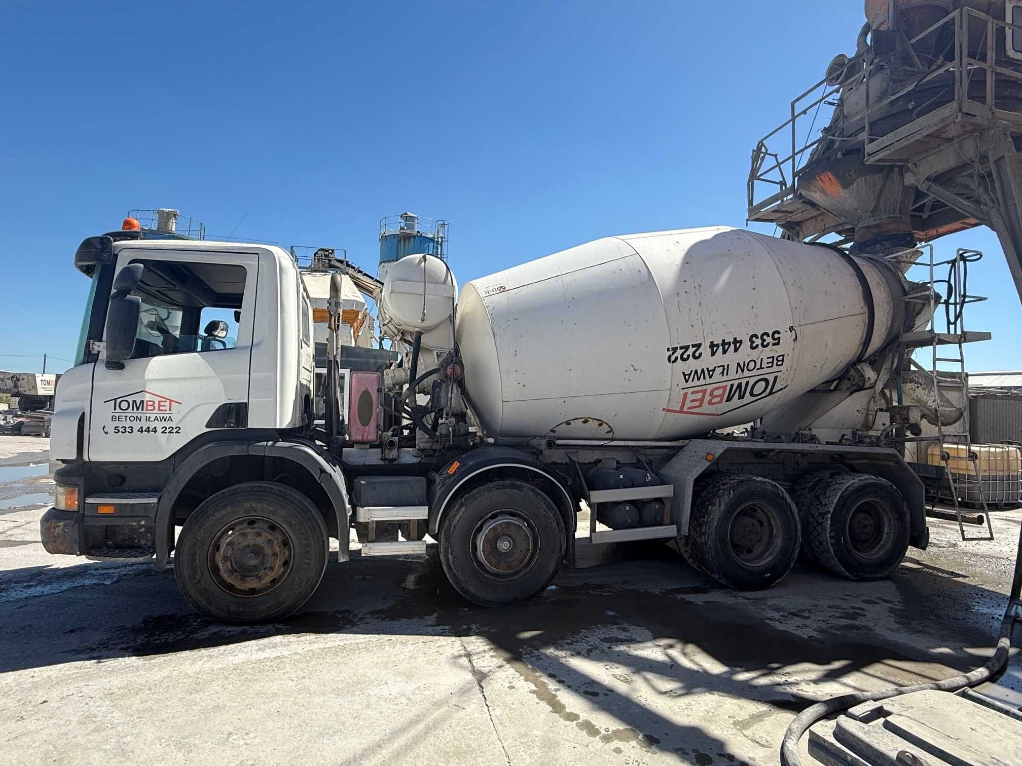 betonomieszarka, gruszka Scania P380