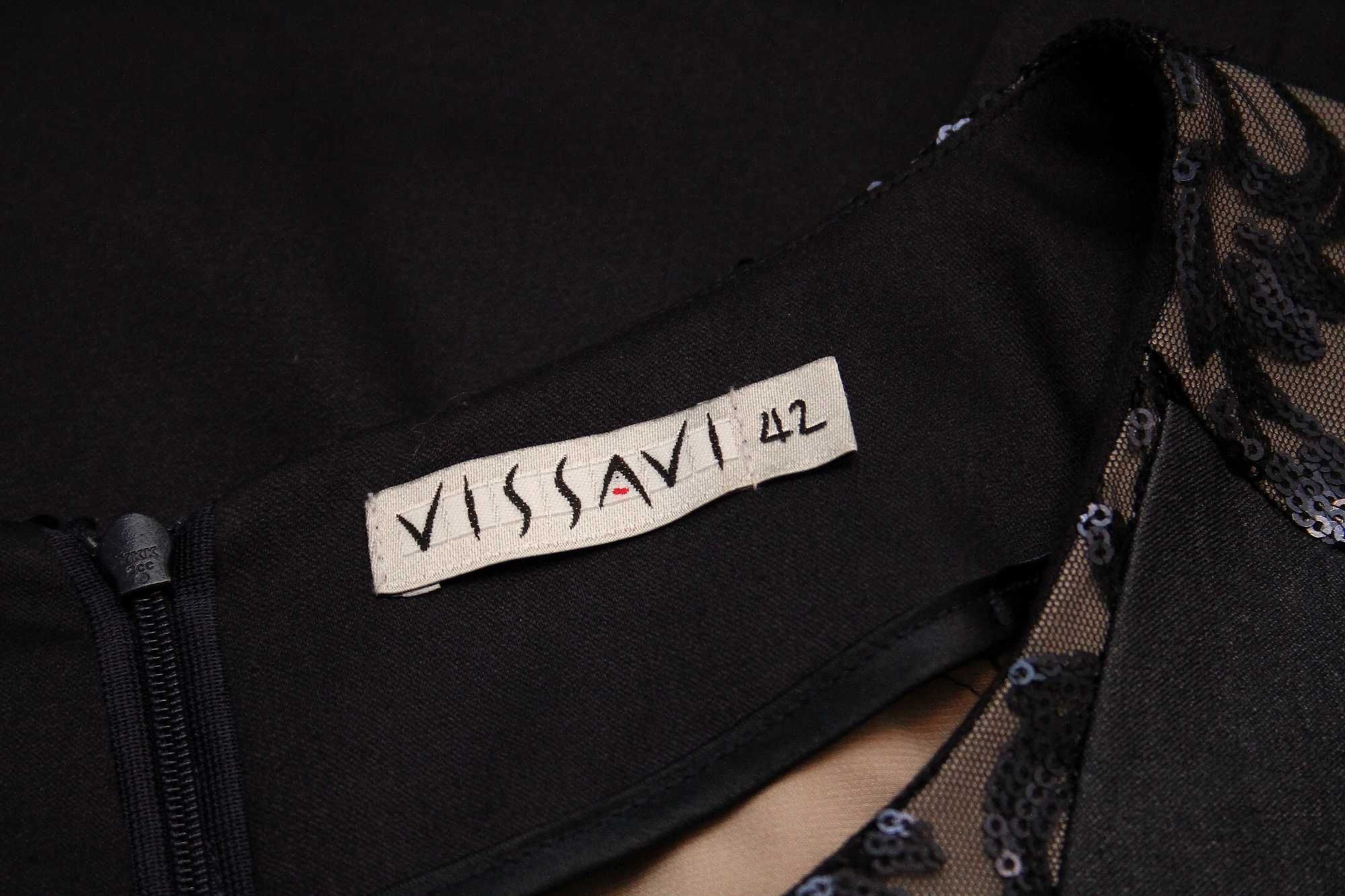 Sukienka, Vissavi 42, ciemny granat, granatowy