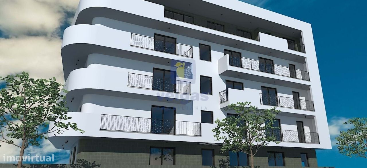 Apartamento T3 novo com terraço de 133m2 nas Caldas da Rainha - Prédio